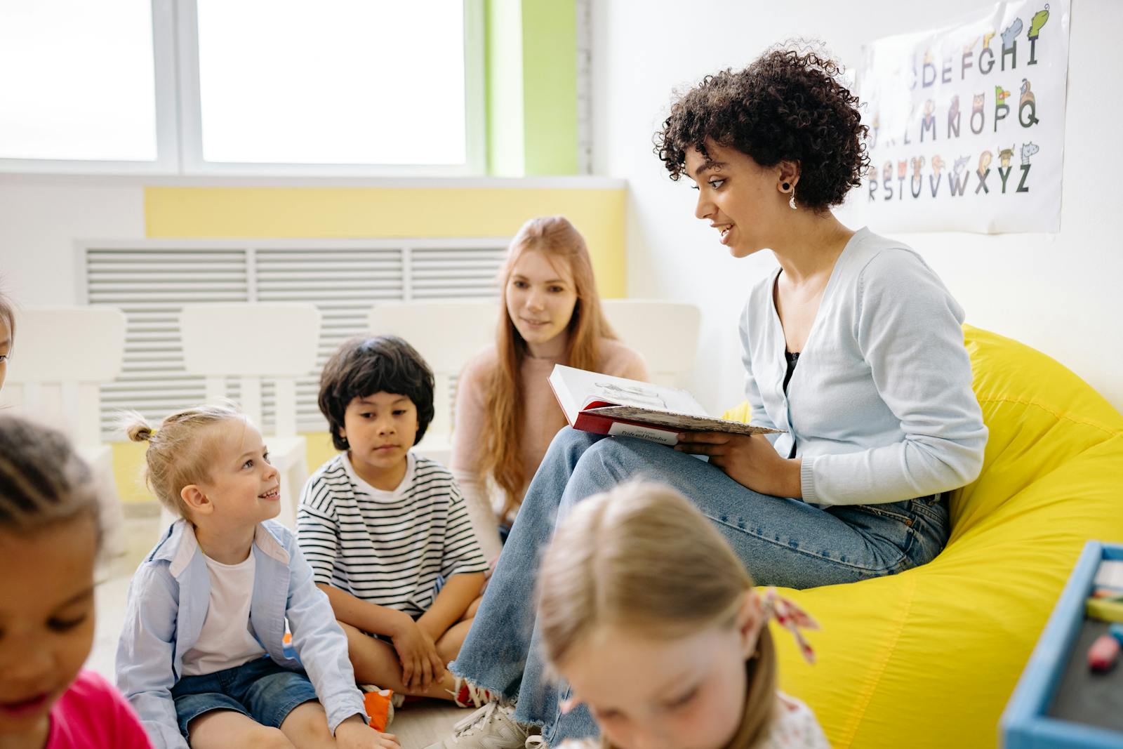 Happy children learning at Little Roadrunners Academy